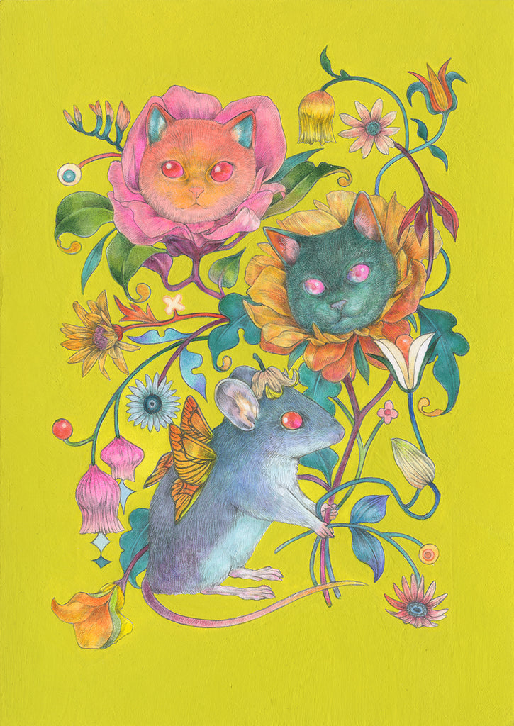 Fumi Nakamura - Petit Solider (Mouse with a Pair of Living Flowers)