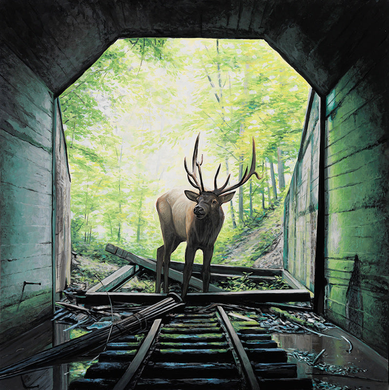 Josh Keyes - The Tunnel